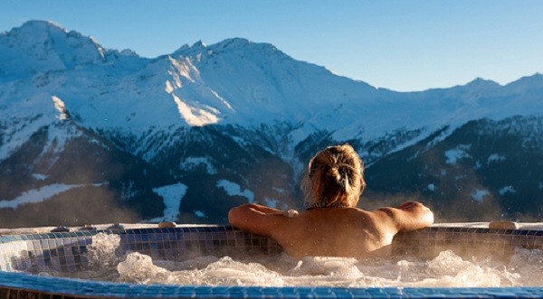 Hot tub in Verbier