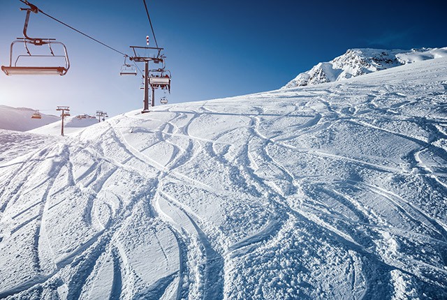 Best snowboarding resorts in Europe: Ischgl, Austria.