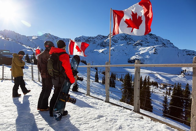 UK Whistler Blackcomb Canada snowboarding.