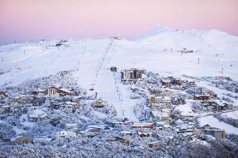 Skiing Mt. Buller