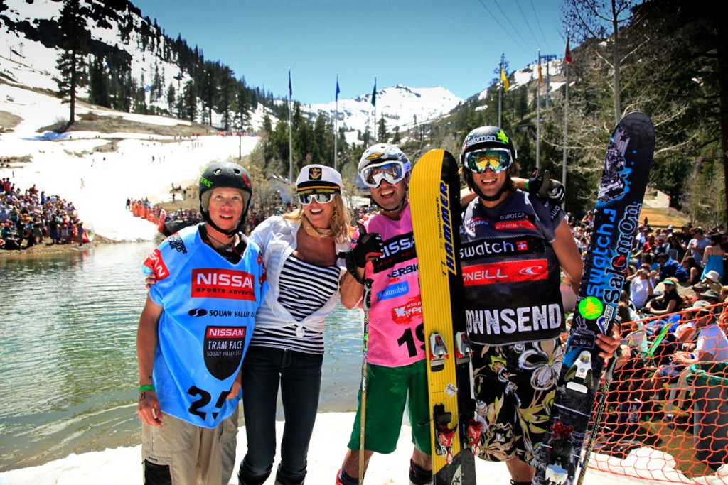 Skiing in May: Palisades Tahoe Ski Resort (formerly Squaw Valley), California, USA