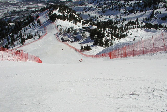 Try the Grizzly Olympic Downhill at Utah's Snowbasin. Can you beat Fritz Strobl's gold medal time?