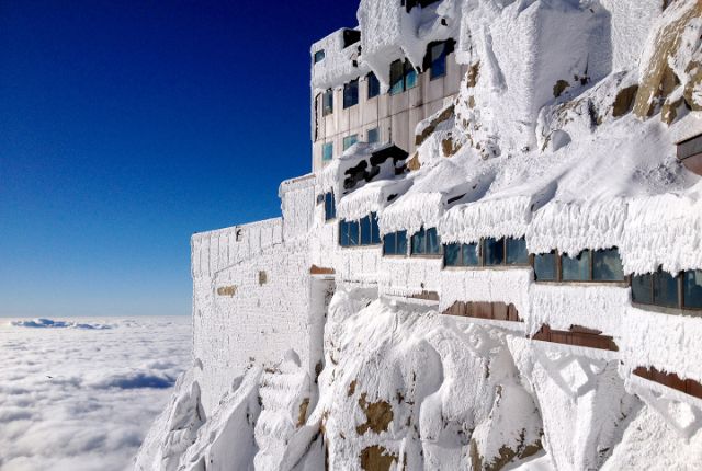 Le 3842 Restaurant on Aiguille-du-Midi, Chamonix