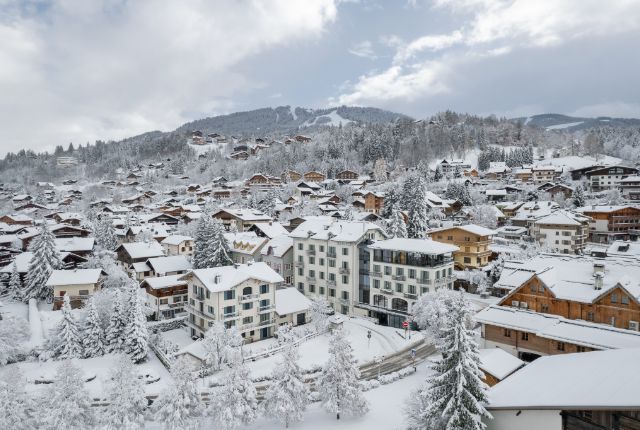 Snowfall in Megeve, FR (Nov. 28, 2023) ©Megeve/FB