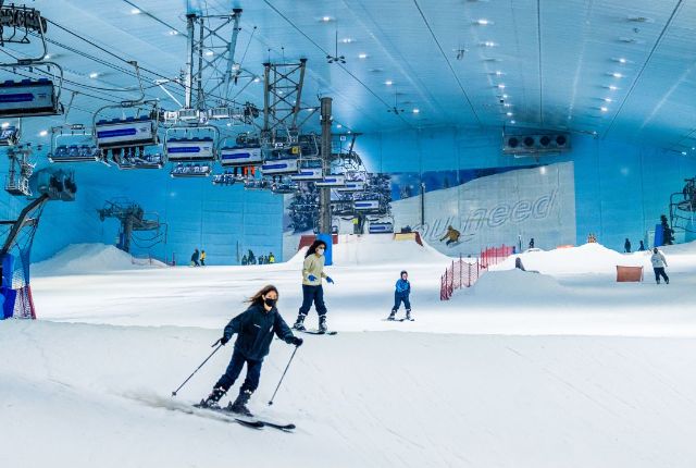 Ski Dubai: One of the biggest indoor ski centres in the world. Credit Ski Dubai/Facebook